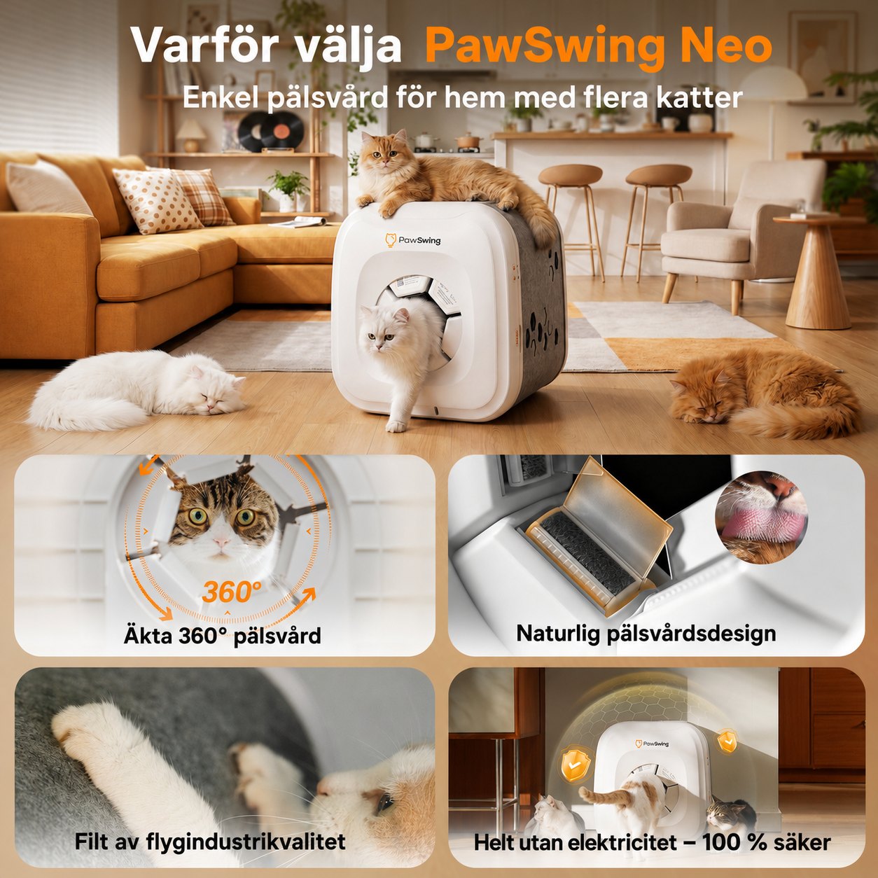 Varför välja PawSwing Neo